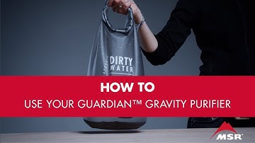 How to Use Your Guardian™ Gravity Water Purifier