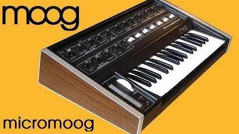 MOOG MICROMOOG Analog Synthesizer 1975 | HQ DEMO