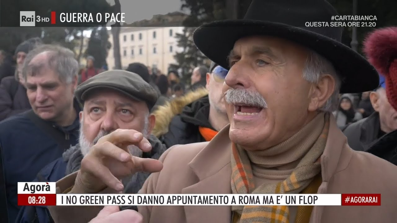 No vax, no green pass, no Roma - Agorà 15/02/2022