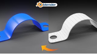 Clamp Surface 3D Modelling || Hard Surface || Subdivision || Product Modelling in blender
