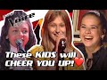 TOP 10 | UPLIFTING songs that will make you SMILE in The Voice Kids!  😃