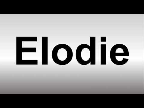 Vídeo: O que significa o nome elodie?