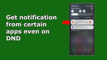 How to bypass and get notification from certain apps even though Do not disturb is on
