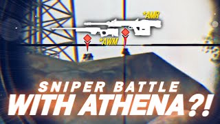 "ATHENA vs 2 AIRDROP SNIPERS"😱 - PUBG MOBILE | SOLO vs SQUADS screenshot 5