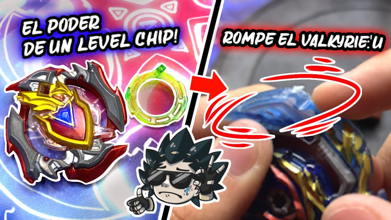 ME ROMPIÓ MI VALTRYEK:( El poder de los LEVEL CHIP EN BEYBLADE BURST | NeozBey