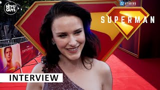 Rachel Brosnahan On Playing Lois Lane Interview From The Superman Premiere