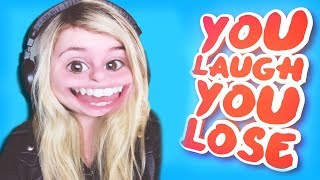 YOU LAUGH YOU LOSE CHALLENGE! |Little Kelly | Kelly and Carly Vlogs