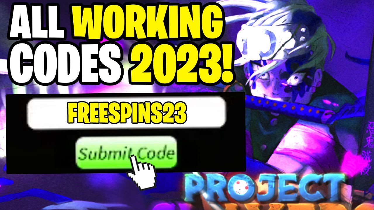 Project Slayers codes December 2023 (Update 1.5)