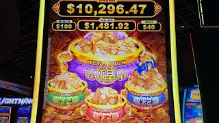 🎰FU LONG BAO BAO & STINKIN RICH @windcreekwetumpka #slot #casino 