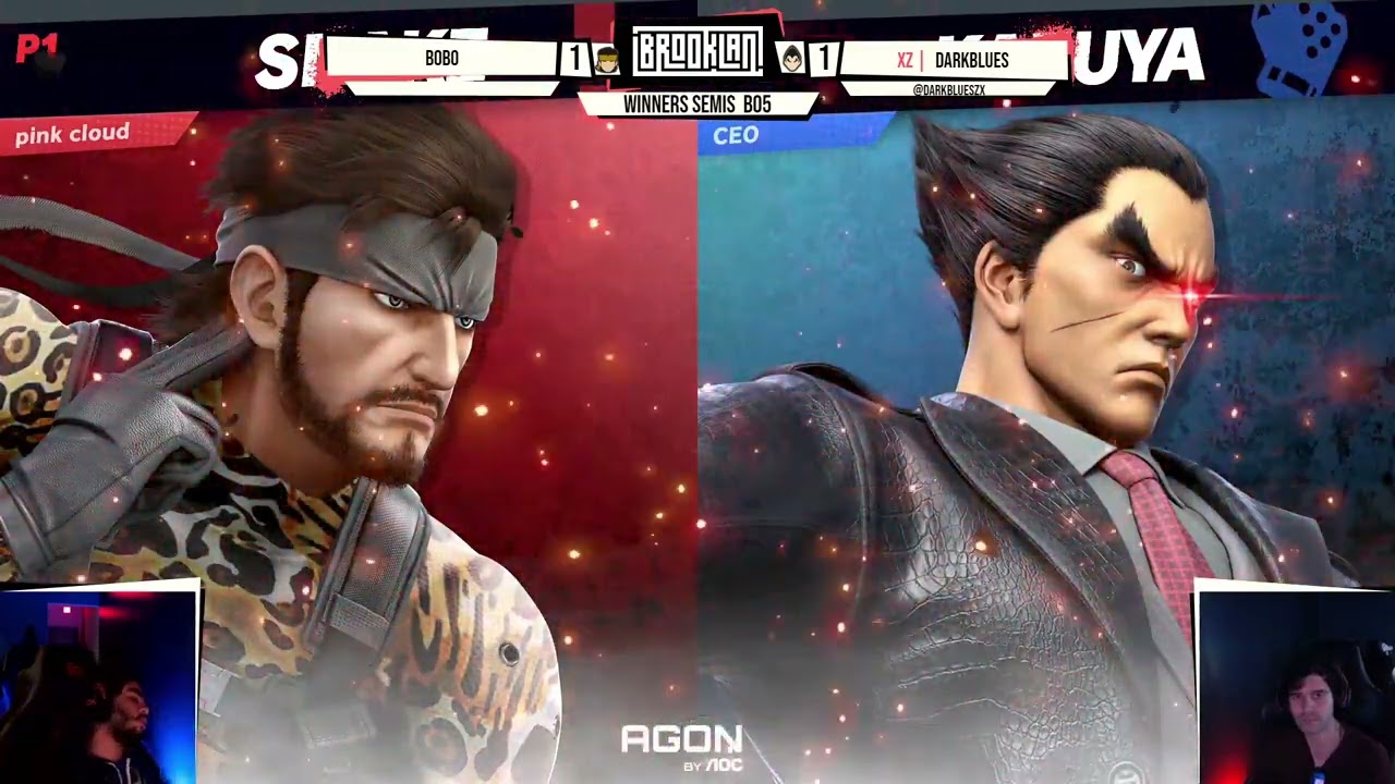 BrookLAN Brawls 46 - Bobo (Snake) v. XZ | Darkblues (Kazuya)