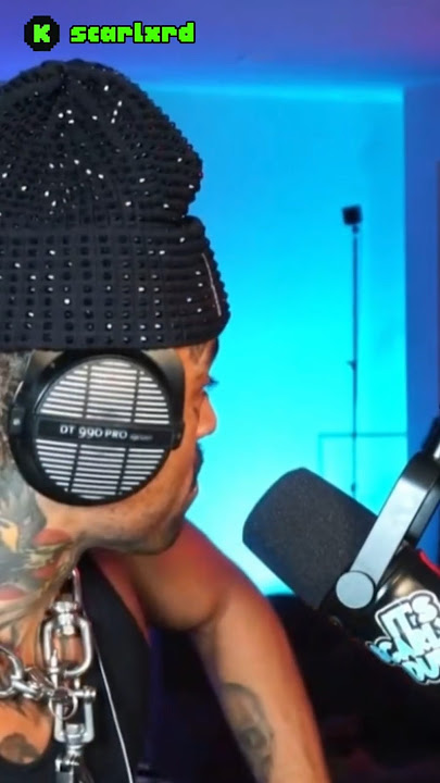 His own song caught him off guard 😭 #scarlxrd #lxrdfam #music