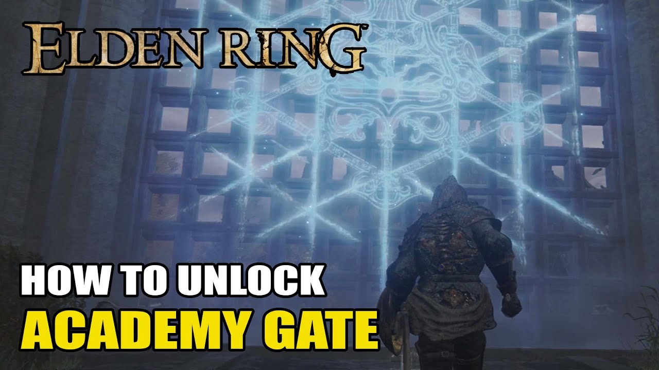 Elden Ring How to Open Academy Gate (Raya Lucaria Gate) YouTube