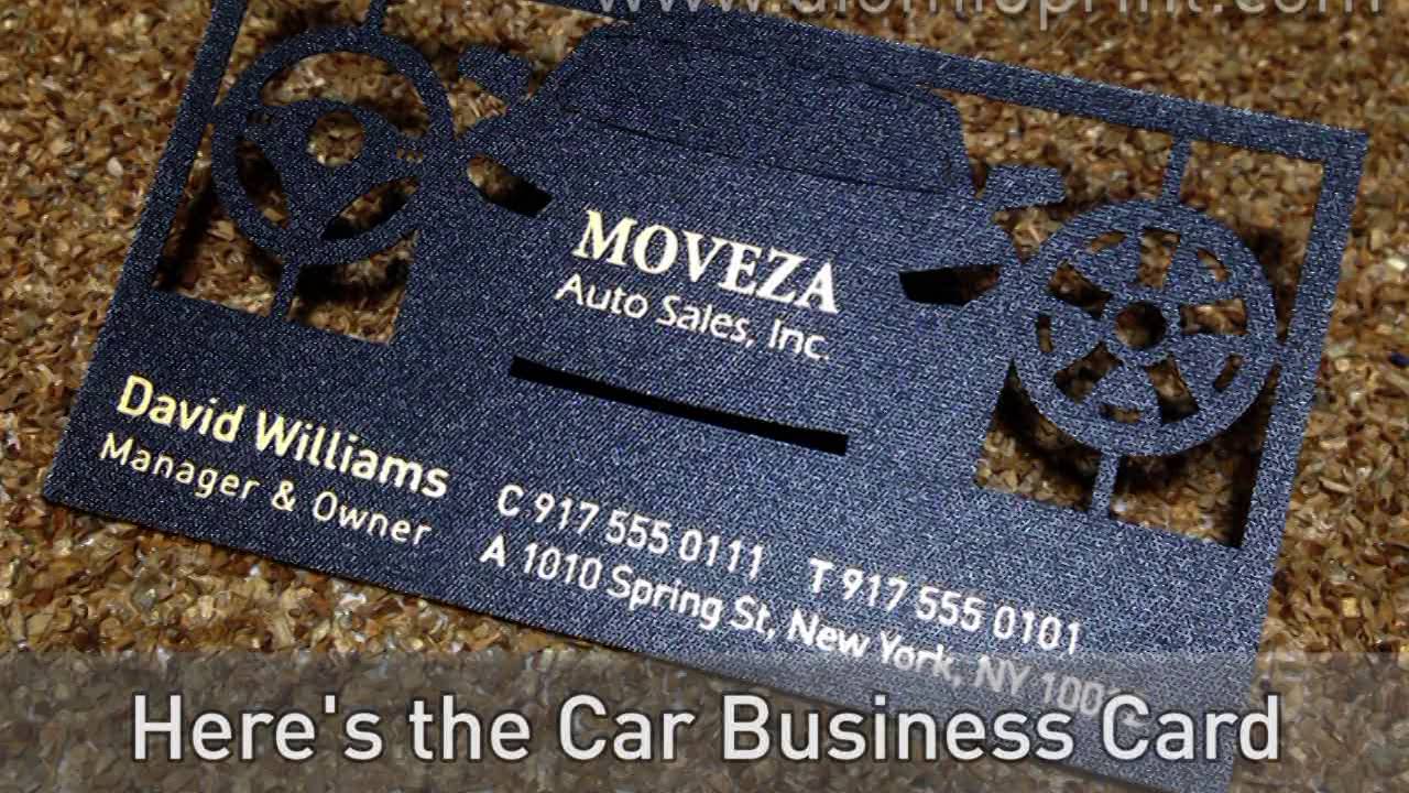 auto sales business cards