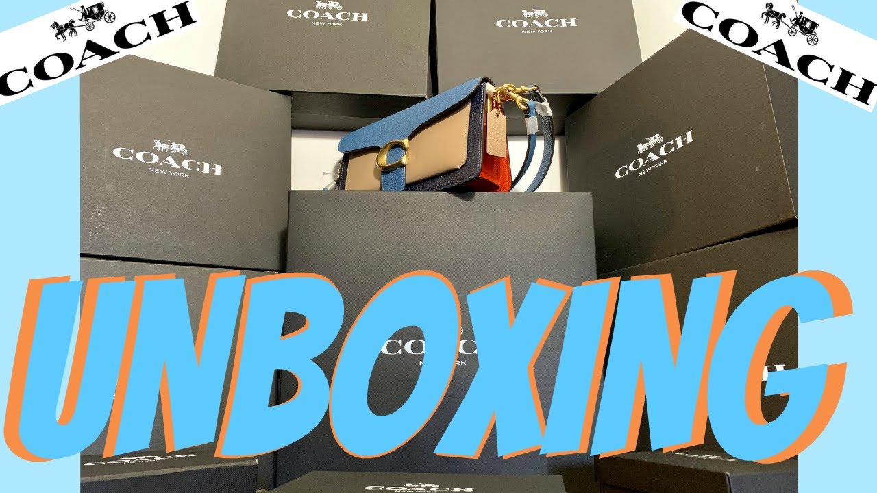 COACH UNBOXING! - YouTube