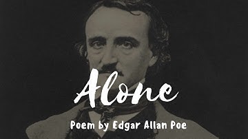 Alone by Edgar Allan Poe | English Poem