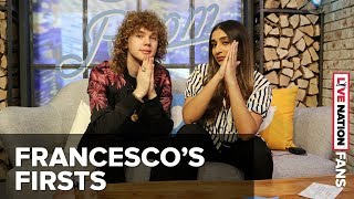 FRANCESCO YATES TELLS US HIS FIRSTS