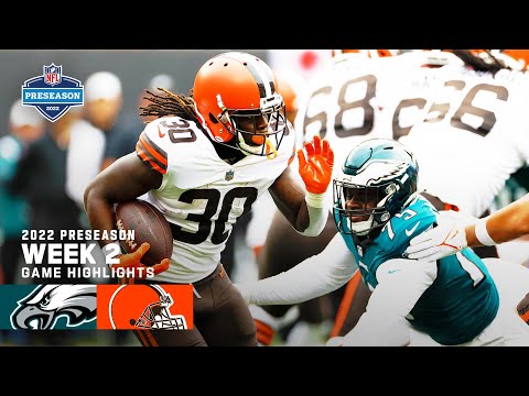 Philadelphia Eagles vs. Cleveland Browns Preseason Week 2 Highlights | 2022 NFL Season