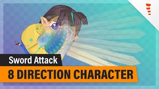 8 Direction Character – Sword Attack | Spine 2D Tutorial