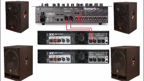 Tutorial   How to wire 2 amps into your PA setup WITHOUT using an active crossover480p H 264 AAC
