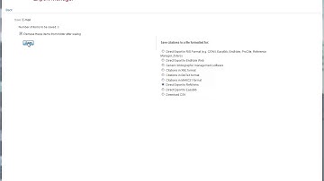 Exporting Citations from Ebsco into Refworks