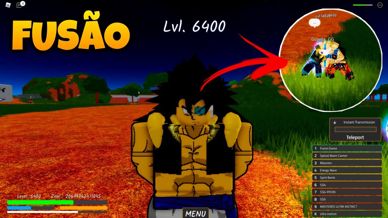 FIZ A FUSÃO COM O LENDÁRIO SUPER SAIYAJIN BROLY NO ROBLOX