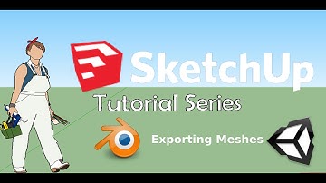 Sketchup Tutorial 03: Exporting Sketchup to Blender and Unity3D