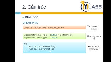Bài 22  Store Procedure