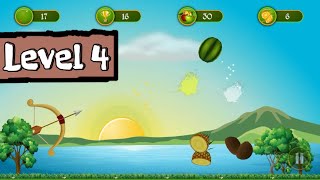 Fruit Cut 3D - 3D Archery Shooting Game - Level 4 - Android Gameplay screenshot 5