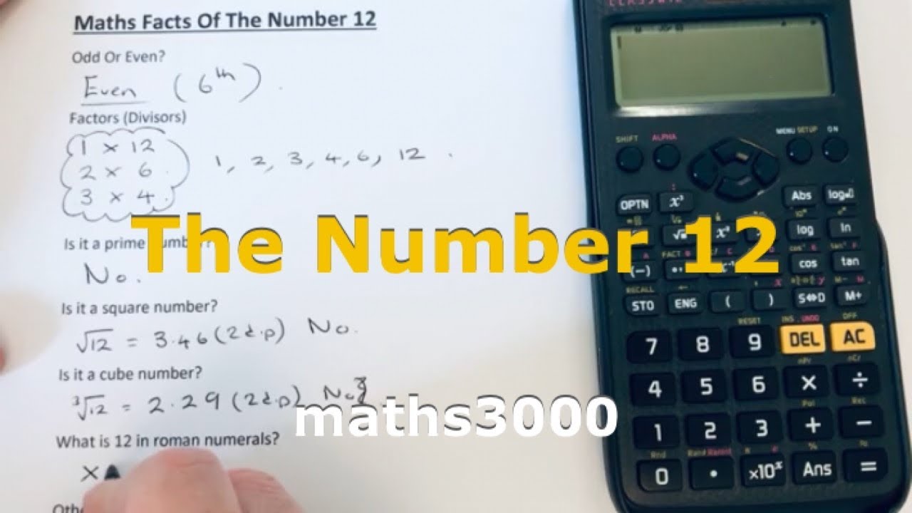 Number 12 Maths Facts Even Or Odd Factors Of 12 12 In Roman Number 12 Maths Facts Even Or Odd Factors Of 12 12 In Roman