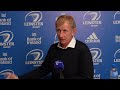 Leo Cullen post match reaction | Leinster v Sharks | URC | 8 October 2022