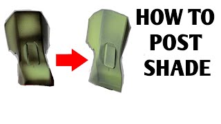 How to post shade a model - Painting Scale Models