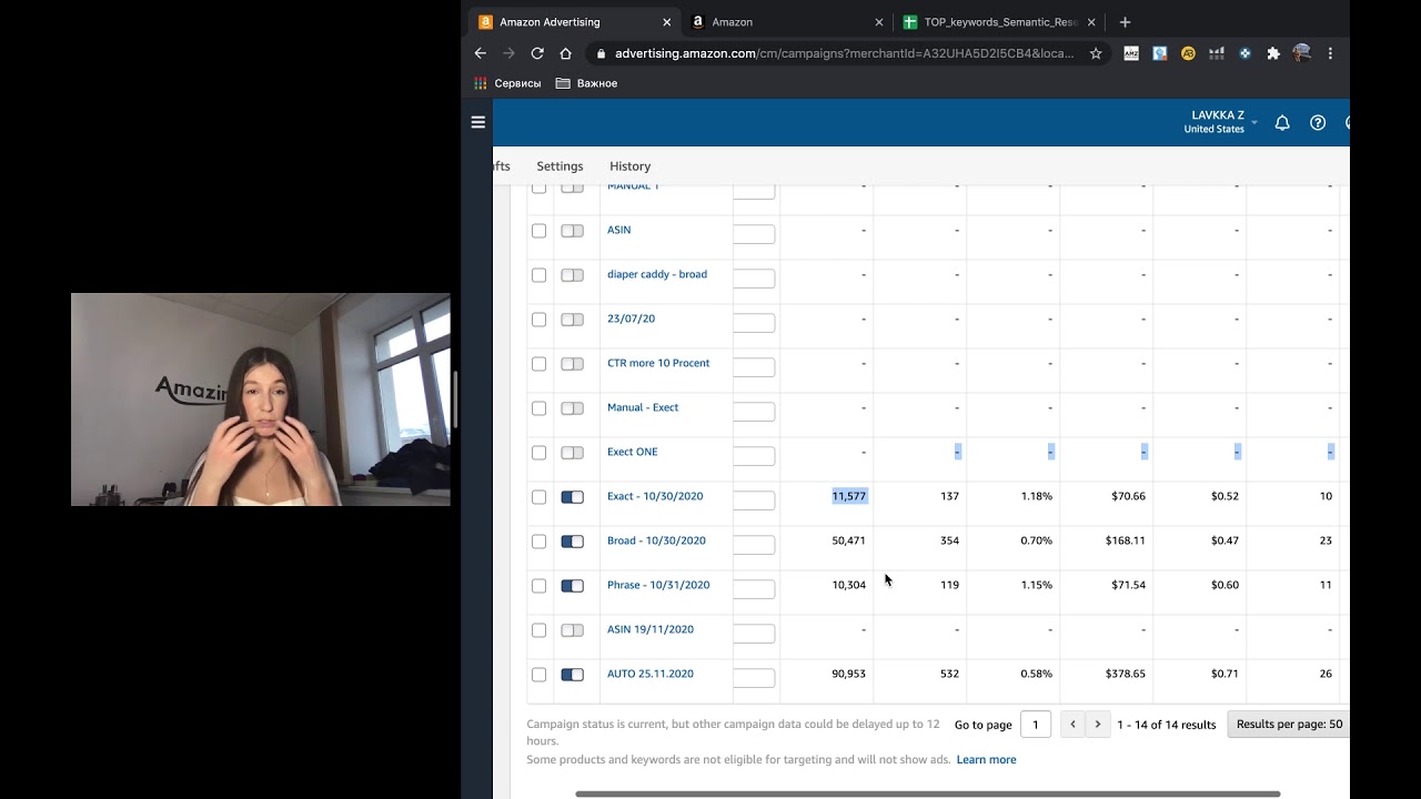 Реклама на Amazon | Специалист по рекламе компании Amazing Cash Татьяна | Private Label