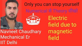 EMI for jee advance// Electric field by magnetic field