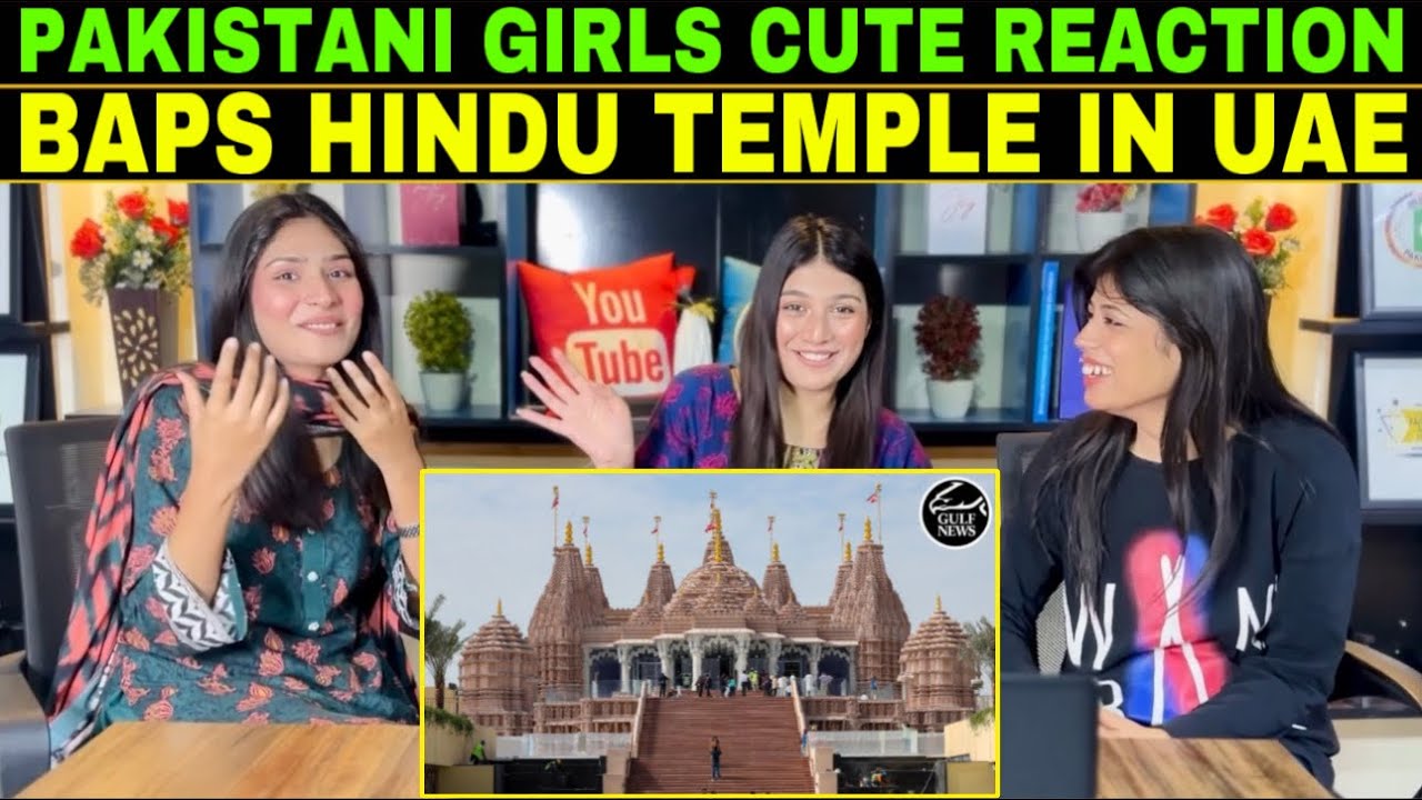 Pakistani Girls Reaction on BAPS HINDU Temple in ABU DHABI UAE | Pak Girls Reacts on Hindu Mandir