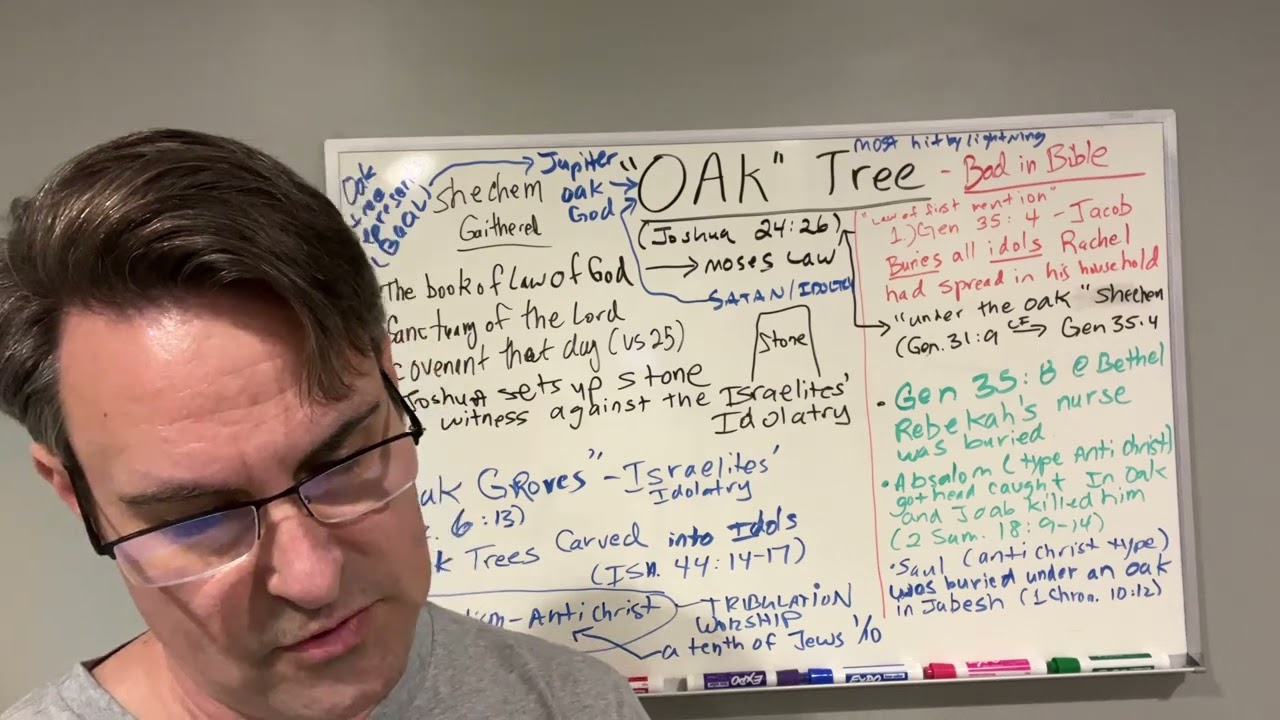 ДУБ в Библии и его значение в контексте скорби и Первого пришествия