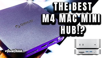 Orico Minilink SSD Docking Station for M4 Mac Mini Review 40Gbps Minimate Minitower M47P Hub