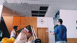 Artist Sabyrzhan Tulepkereyev Restobar Barashek 2018