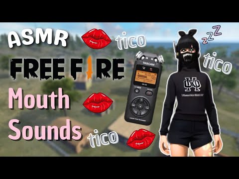 ASMR | Mouth Sounds con mi nueva TASCAM jugando Free Fire ♡