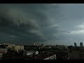 Гроза с мощным ливнем и градом в Краснодаре 6 сентября 2019 г.