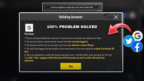 Only 3min 🤩 |  Bgmi Google Play & Twitter Unlink || Bgmi I