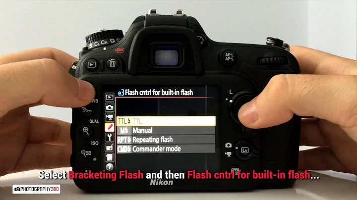 How to set Nikon D7200 \ D7500 \ D750 in Flash Commander Mode