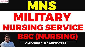 MNS Military Nursing Service | Indian Army Bsc Nursing | MNS 2023 Application Form