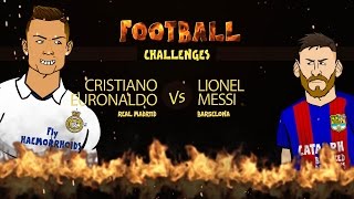 RONALDO vs MESSI: Football Challenges! (Advent Day 22)