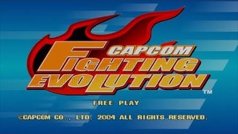 Capcom Fighting Evolution Opening