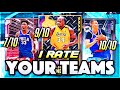 I RATE YOUR TEAMS!! #34! THESE SQUADS ARE GREAT! | NBA 2K20 MyTEAM SQUAD BUILDER REVIEWS!!