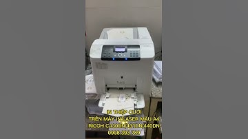 In Thiệp Cưới Bằng Máy In Laser Màu - RICOH SP C430DN / C431DN / C440DN