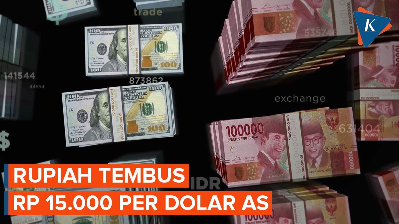 Rupiah Tembus Rp 15.000 per Dolar AS, Ini Penjelasan Menkeu