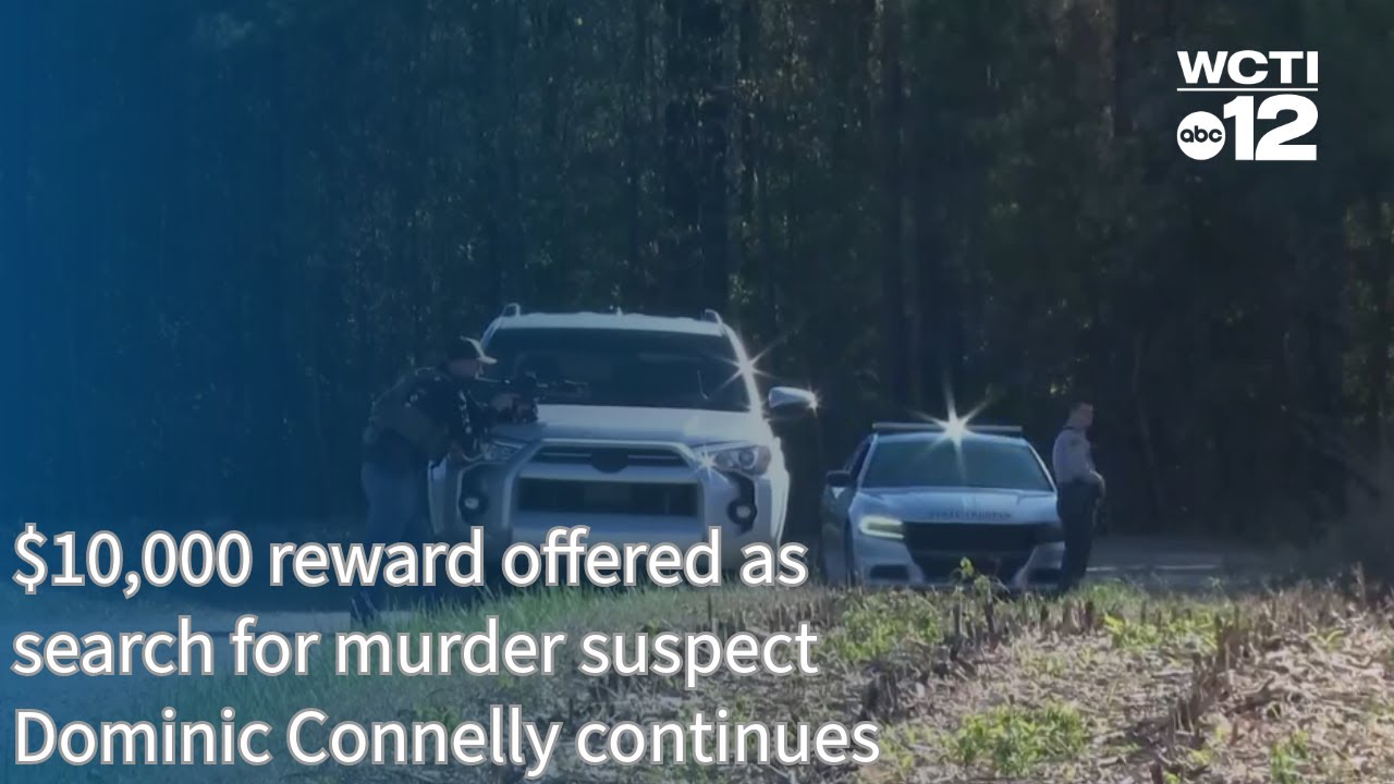 $10,000 reward offered as search for murder suspect Dominic Connelly ...