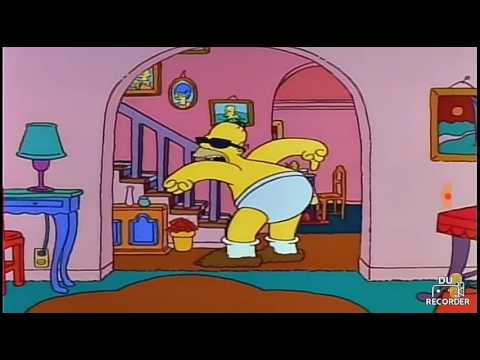 The Simpsons - Sunday Morning Homer - Dance (remix) - YouTube