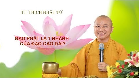 Đạo Phật là một nhánh của đạo Cao Đài? 05-03-2020 - TT. Thích Nhật Từ